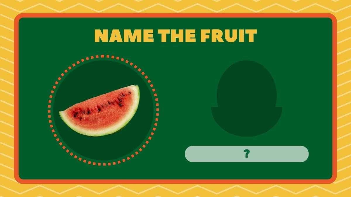 Flashcards de frutas modernas ilustradas - slide 14