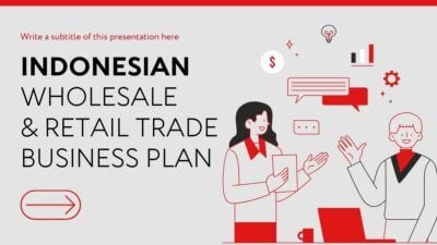 Modern Illustrated Indonesian Wholesale and Retail Trade Business Plan