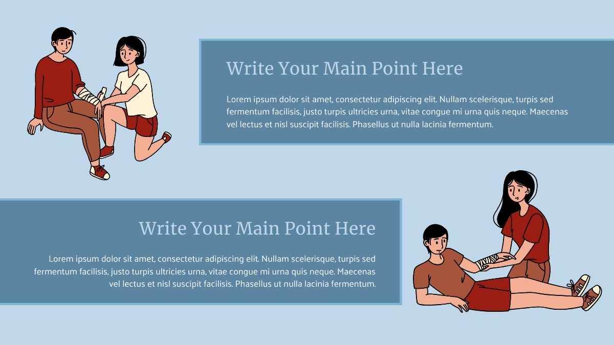 Modern Illustrated Nursing Care Plan For Pain Slides - slide 12