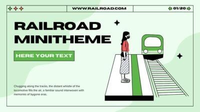 Slides Carnival Google Slides and PowerPoint Template Modern Illustrated Railroad Minitheme 2