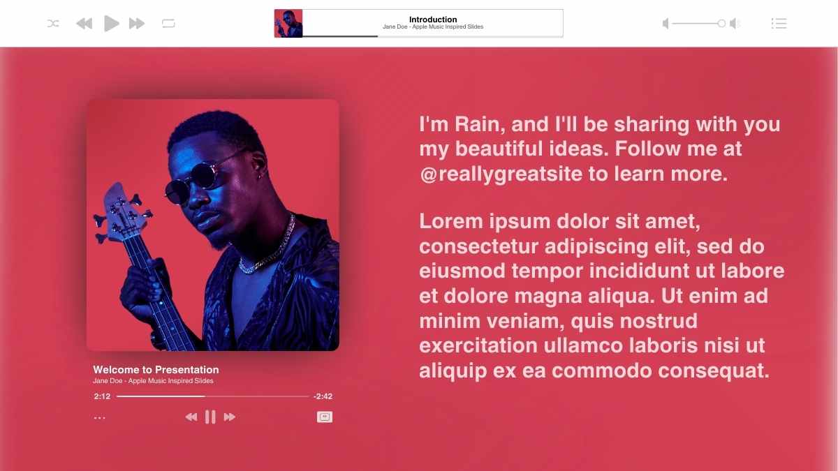 Modern Minimal Apple Music-Inspired Background Slides - slide 4