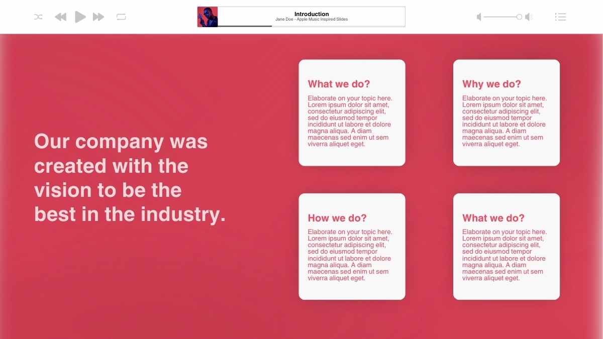 Modern Minimal Apple Music-Inspired Background Slides - slide 5