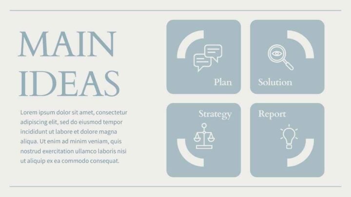 Modern Minimal Brainstorm . Free PPT & Google Slides Template ...
