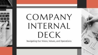 Modern Minimal Company Internal Deck Slides