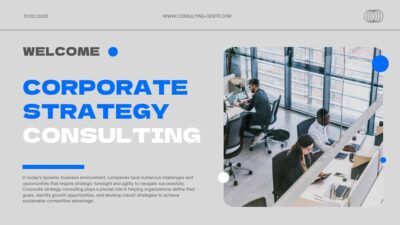Modern Minimal Corporate Strategy Consulting