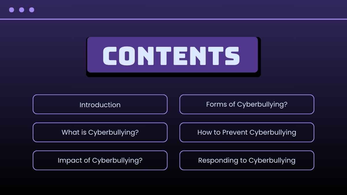 Modern Minimal Cyber Bullying Slides - slide 2