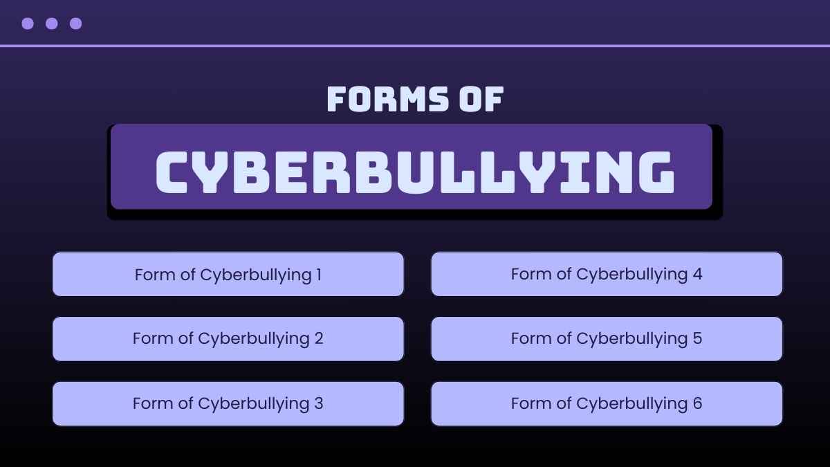 Modern Minimal Cyber Bullying Slides - slide 9