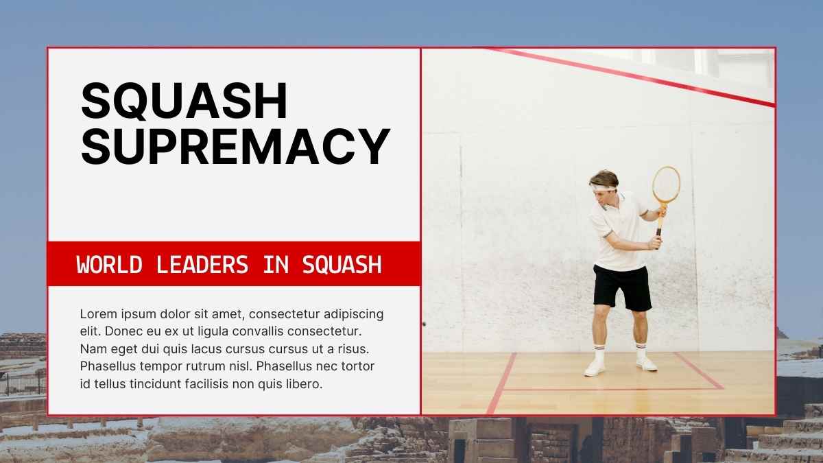 Modern Minimal Egypt Sports Slides - slide 7