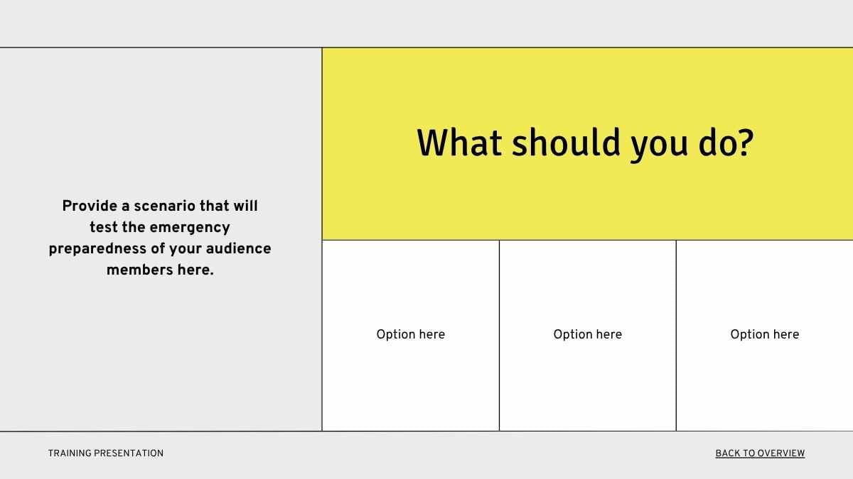 Modern Minimal Emergency Response Training Slides - slide 11