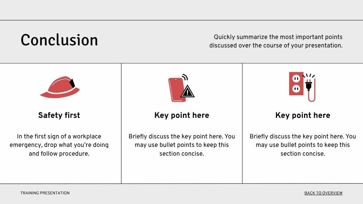 Modern Minimal Emergency Response Training Slides - slide 12
