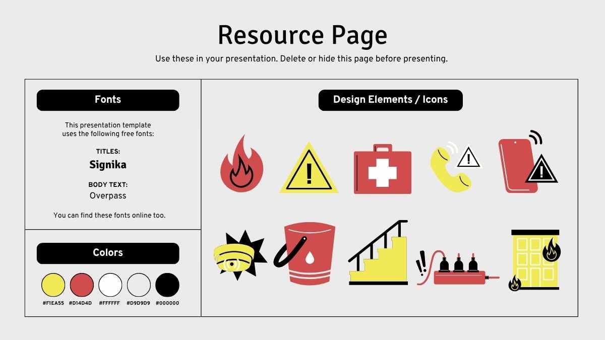 Modern Minimal Emergency Response Training Slides - slide 14