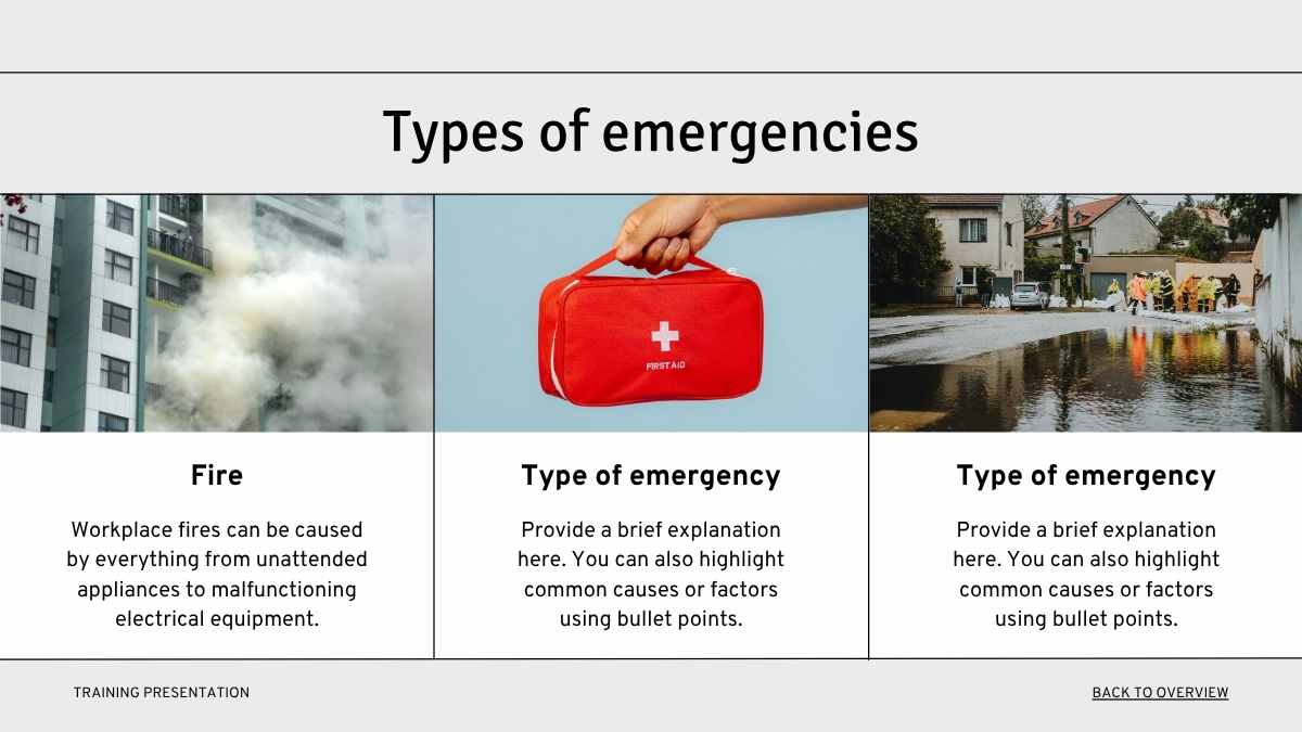 Modern Minimal Emergency Response Training Slides - slide 5