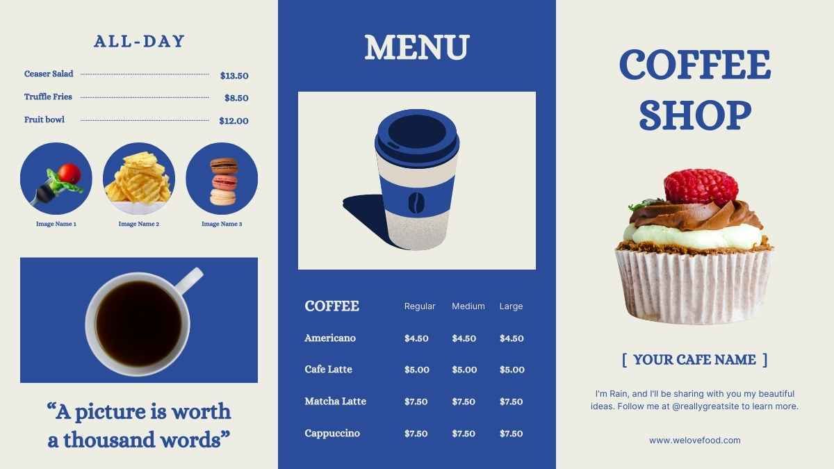 Modern Minimal Food Brochure - slide 3