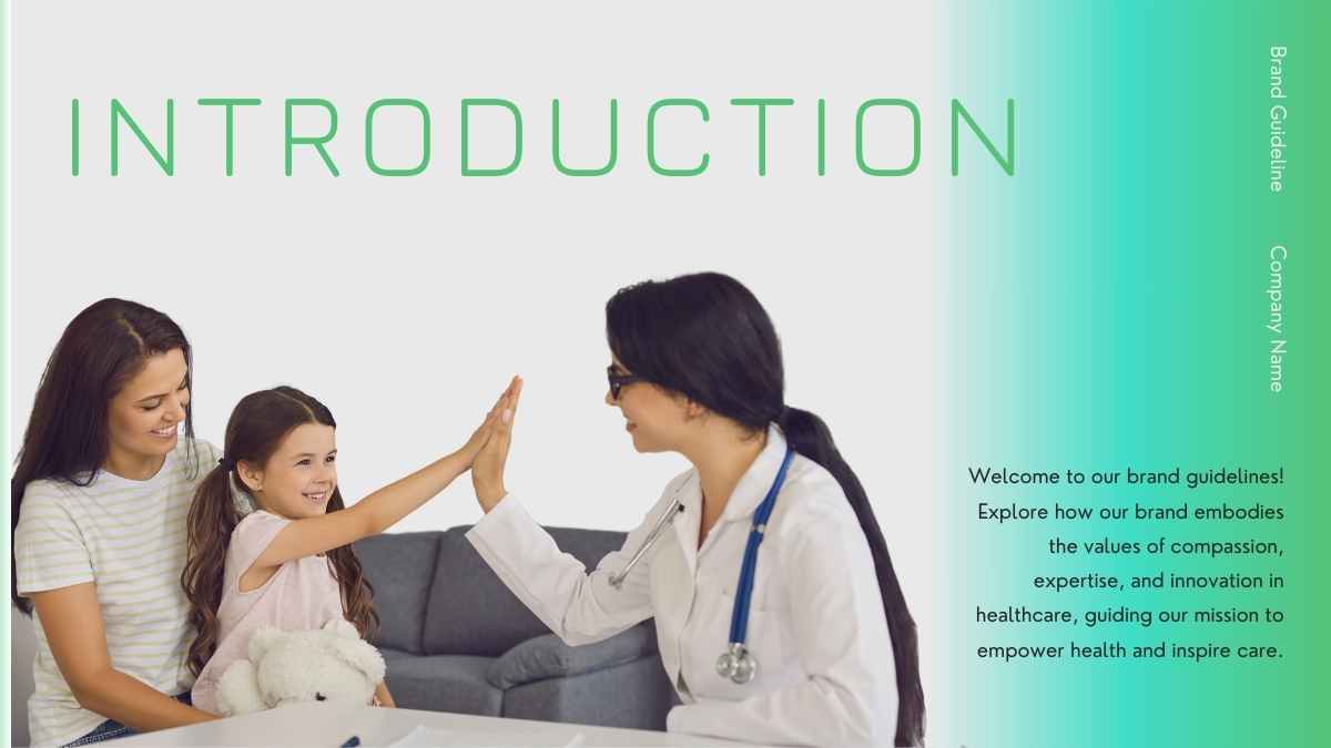 Modern Green Gradient Healthcare Professional Slides - slide 4