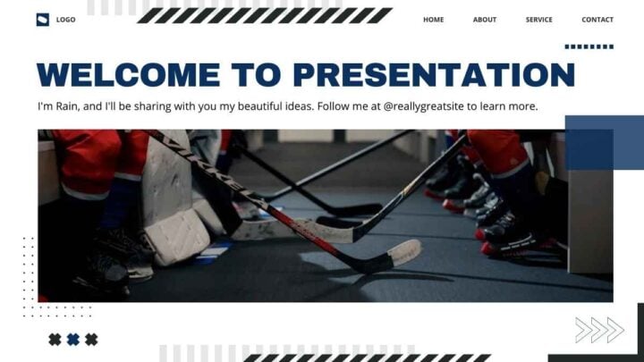 Ice Hockey Basics Workshop. Free PPT & Google Slides Template ...