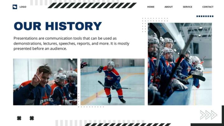 Ice Hockey Basics Workshop. Free PPT & Google Slides Template ...