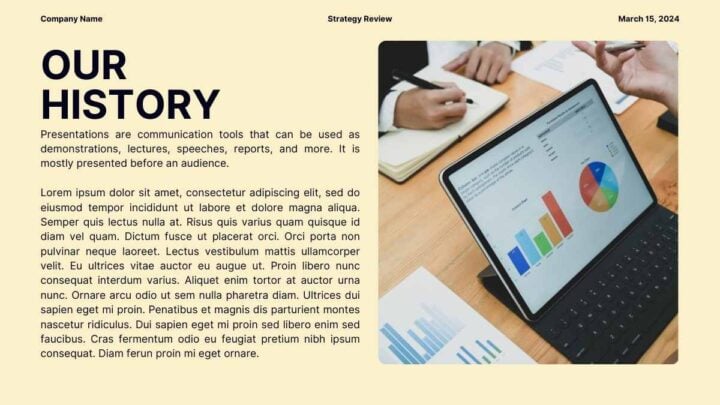 Monthly Strategy Review Meeting. Free PPT & Google Slides Template ...