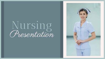 Modern Minimal Nursing Presentation