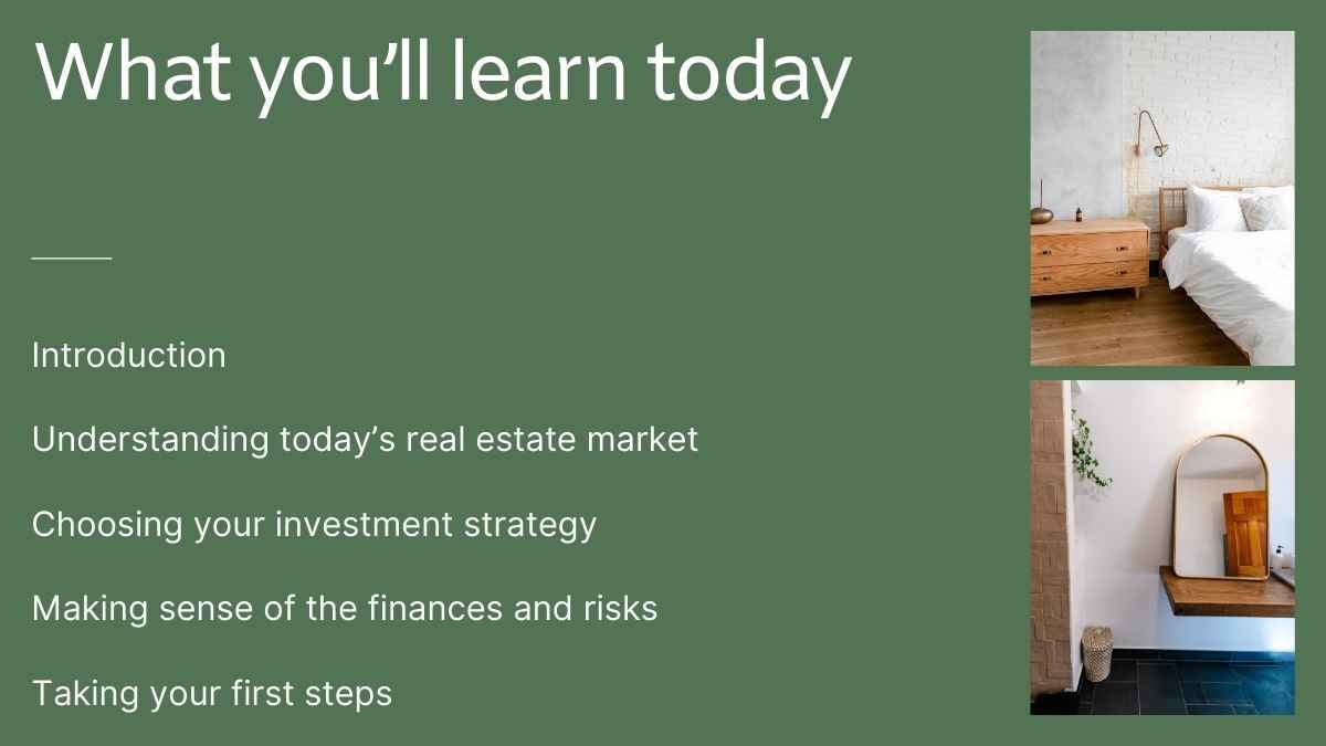 Modern Minimal Real Estate Investment Slides - slide 2
