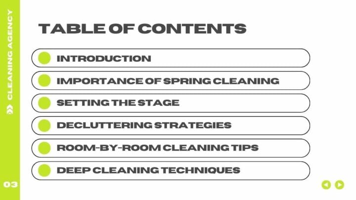Spring Clean Up Powerpoint Spring Cleaning Tips!. Free PPT & Google Slides Template — SlidesCarnival