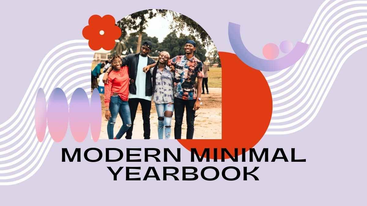 Modern Minimal Yearbook - slide 0