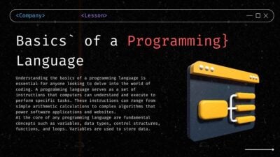 Modern 3D Programming Language Workshop for Beginners