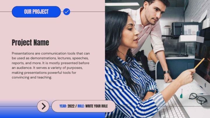 Team Member Of The Month. Free Slides Template — SlidesCarnival