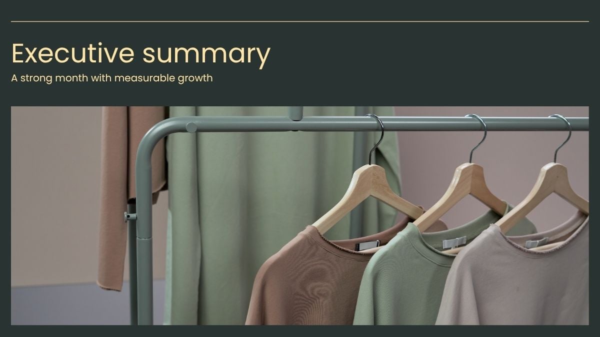 Monthly Client Report - slide 3