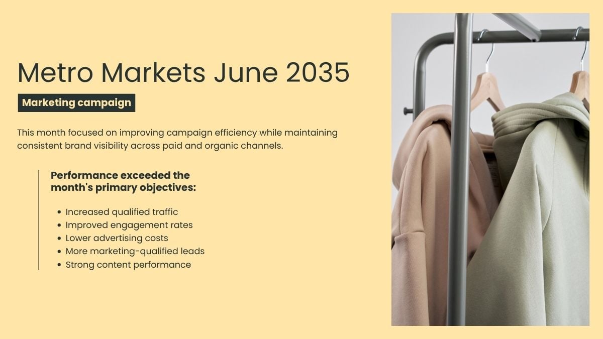 Monthly Client Report - slide 4