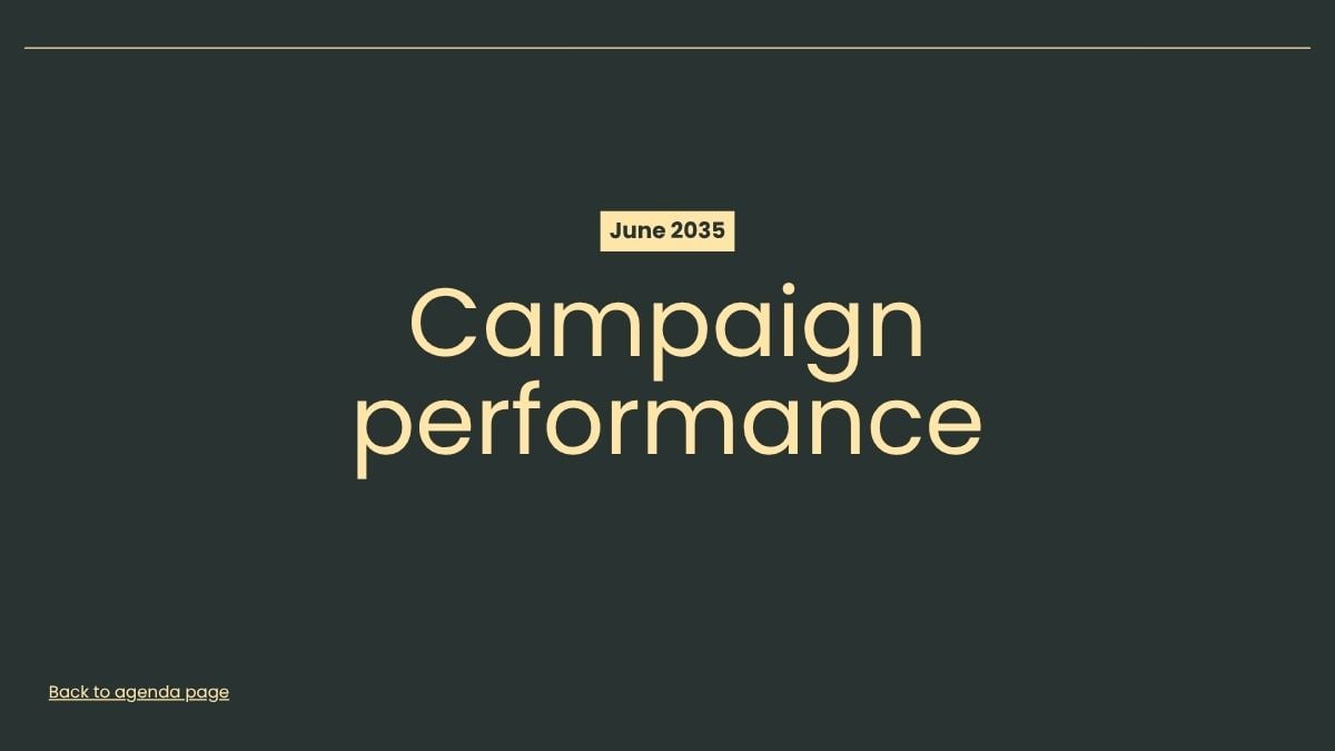 Monthly Client Report - slide 5