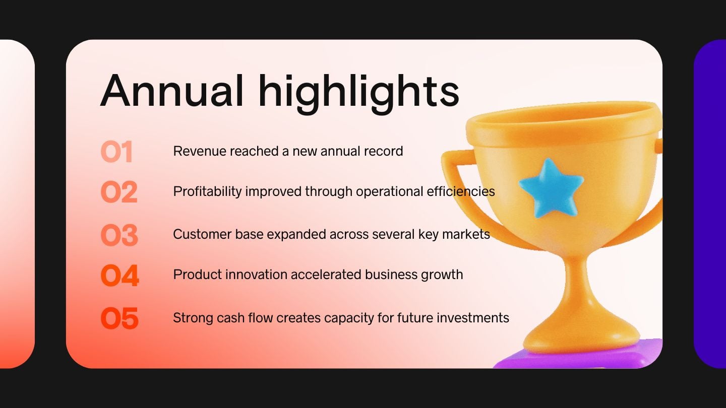 Morph Animated Annual Business Report - slide 5