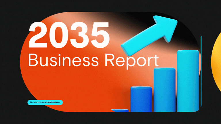 Morph Animated Annual Business Report. Slides Template — SlidesCarnival