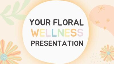 다채롭고 재미있는 무지개 유기농 플로럴 웰니스