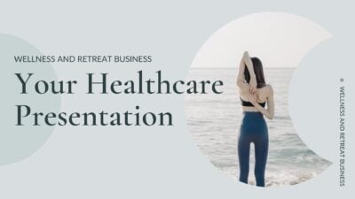 Muted Green Minimal Geometric Wellness and Retreat Business Slides