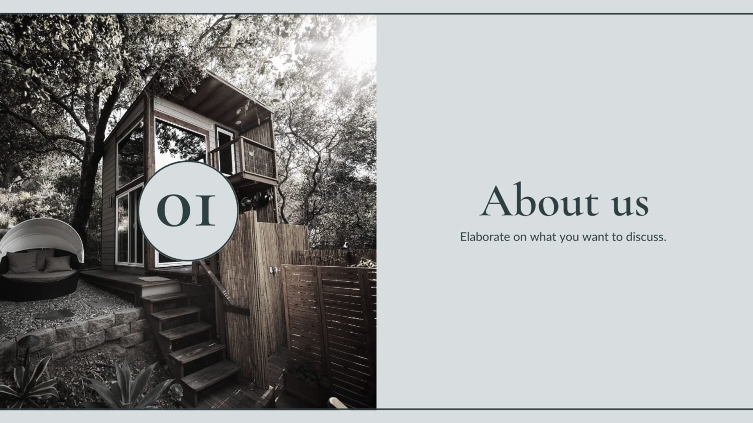 Muted Green Minimal Geometric Wellness and Retreat Business Slides - slide 4