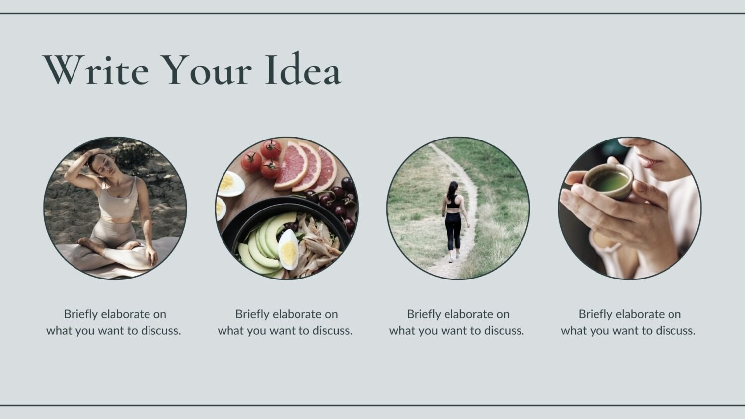 Muted Green Minimal Geometric Wellness and Retreat Business Slides - slide 9