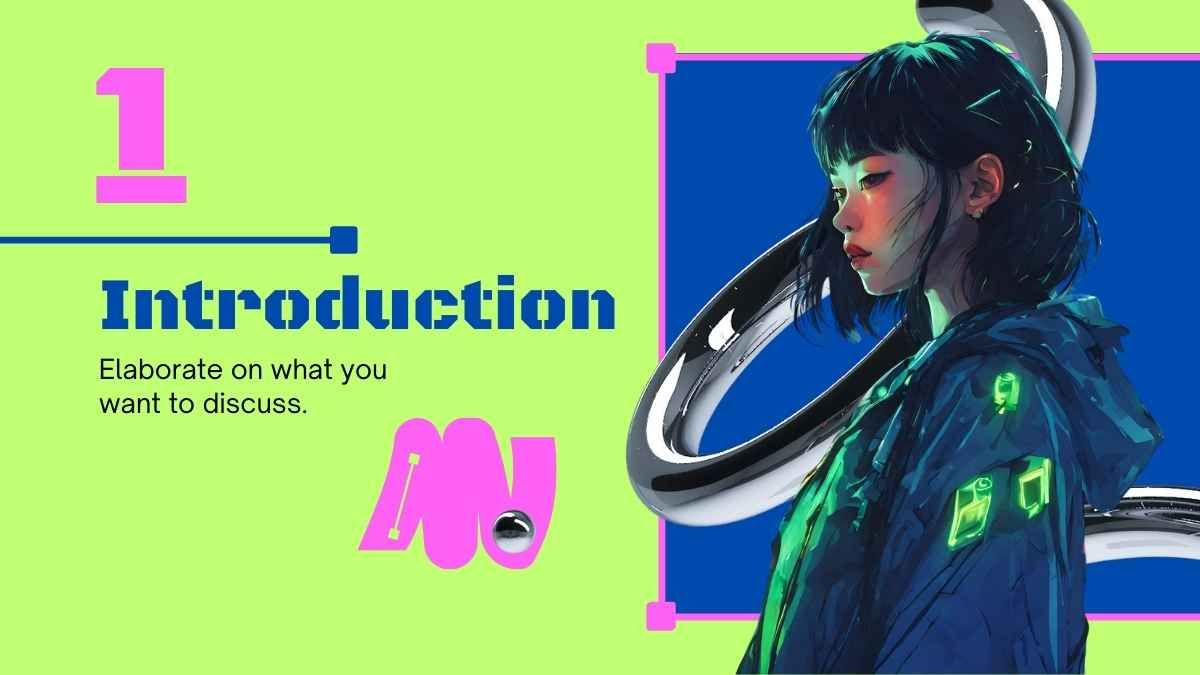Neon Cyberpunk Style Theme - slide 3