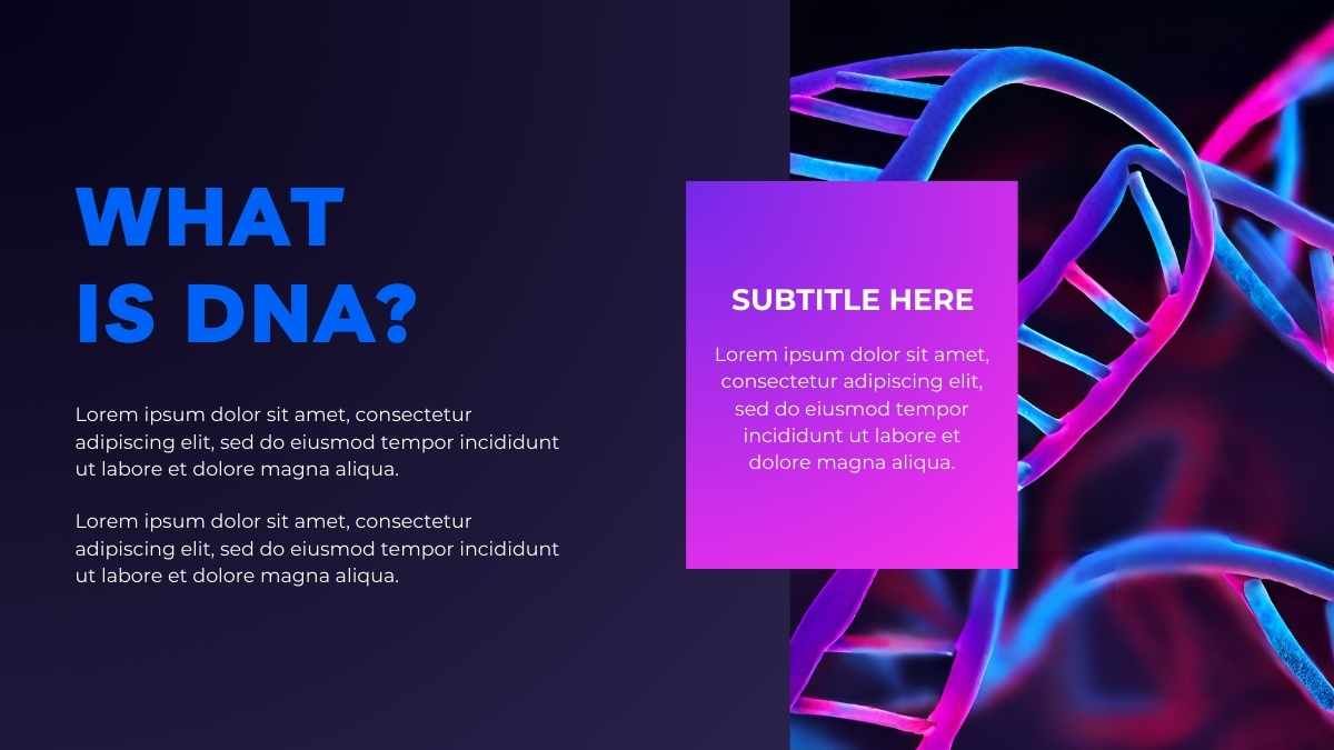 Neon DNA: The Human Body Recipe - slide 5