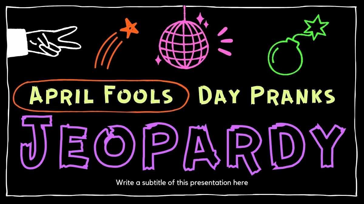 Pegadinhas do Dia da Mentira com Doodle Neon - slide 0
