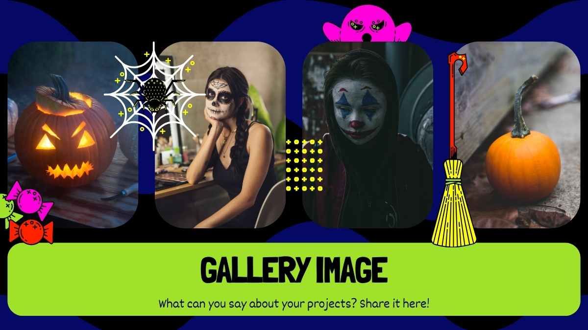 Campanha de vendas MK de Halloween Neon - slide 9