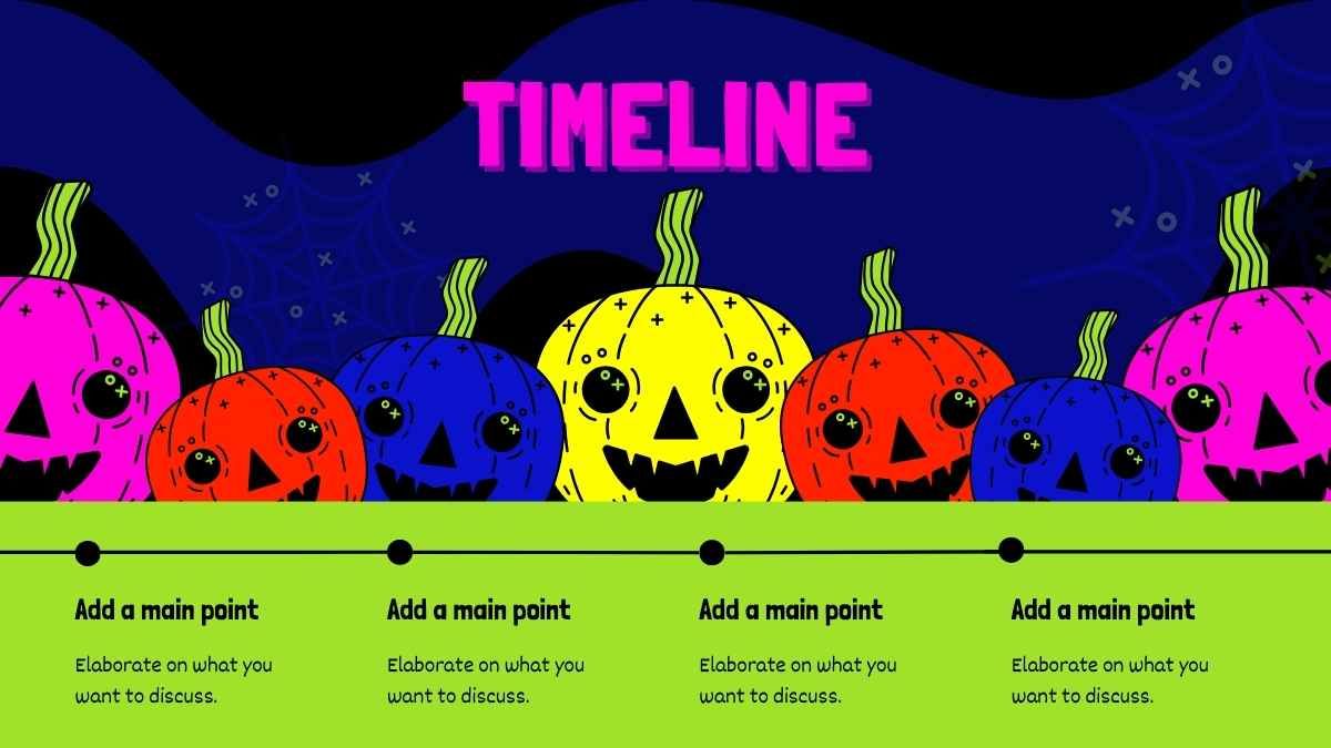 Campanha de vendas MK de Halloween Neon - slide 14