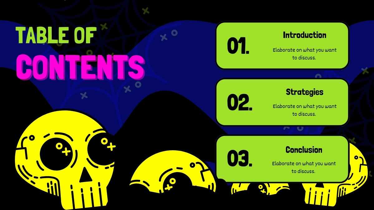 Neon Halloween Sales Marketing Campaign Slides - slide 3