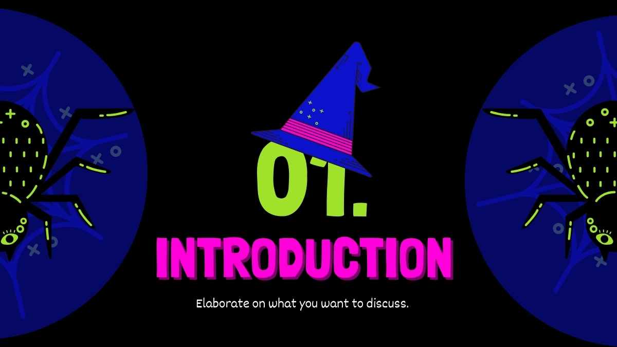 Neon Halloween Sales Marketing Campaign Slides - slide 4