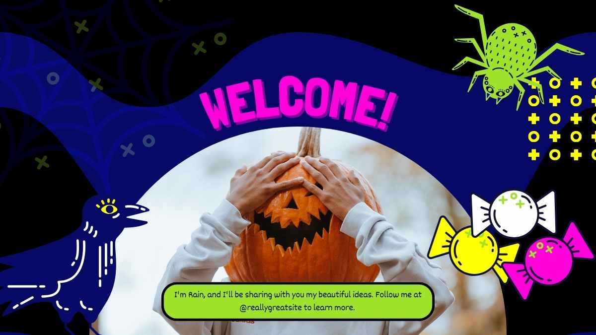 Neon Halloween Sales Marketing Campaign Slides - slide 5