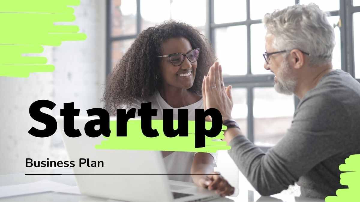 Neon Startup Business Plan - slide 0