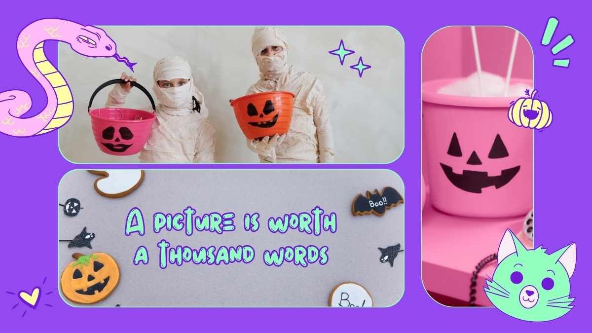 Marketing de Halloween Neon Trick or Treat - slide 14