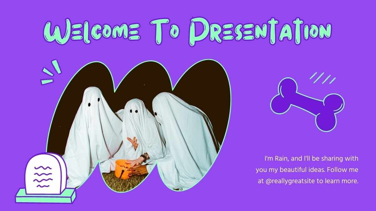 Marketing de Halloween Neon Trick or Treat - diapositiva 4