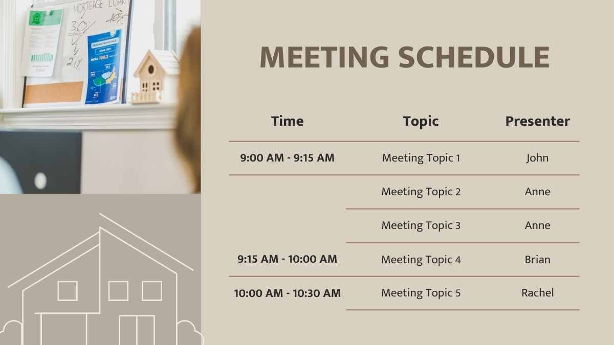 Illustrated Homeowners Association Meeting - slide 6