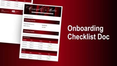 Onboarding Checklist Doc