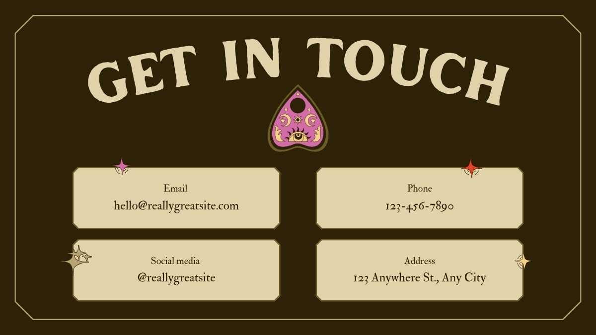 Ouija Board Background Slides - slide 11
